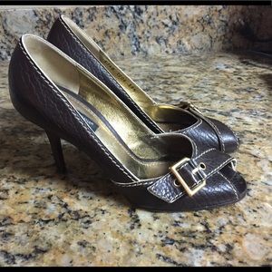 Dolce and Gabbana open toe heels